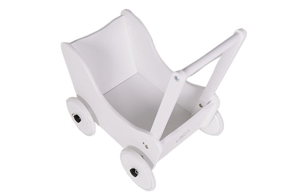 Stabiel op vier geluidsarme wielen