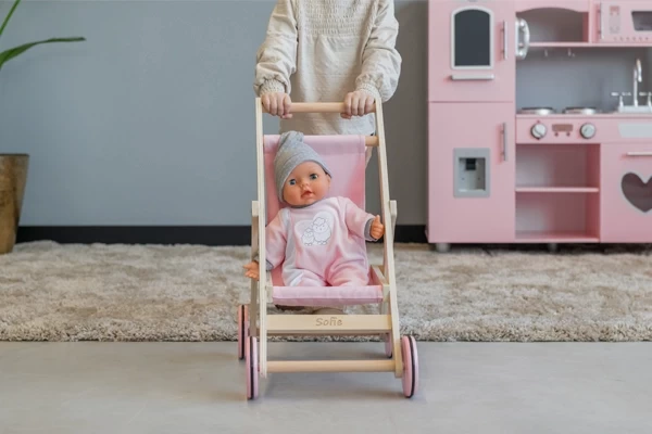 Optioneel: personaliseer de poppenbuggy