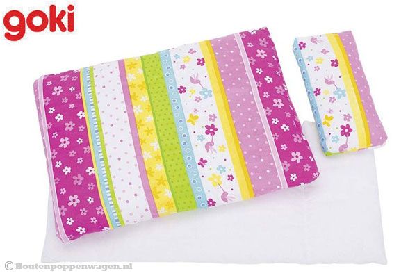 Deken met gekleurd bloemenmotief van Goki.