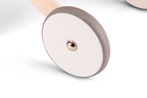 Vier wielen met rubberen rand