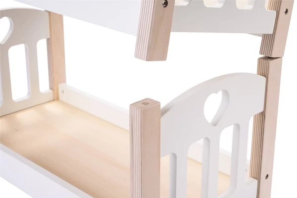 Plaats de bedjes eenvoudig op elkaar