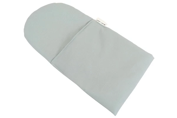 Poppendekentje mintgroen effen