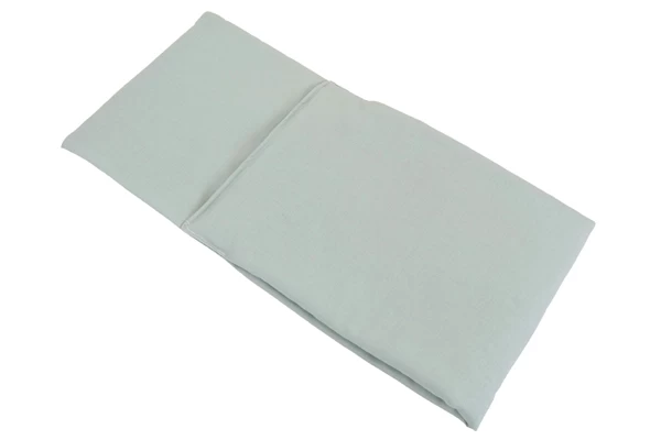 Poppendekentje rechthoekig mint effen