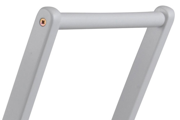 Verstelbare duwstang (50-54 cm).