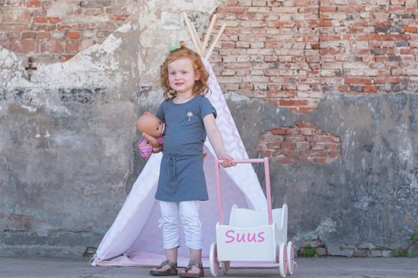 Voorbeeld van optionele naamsticker