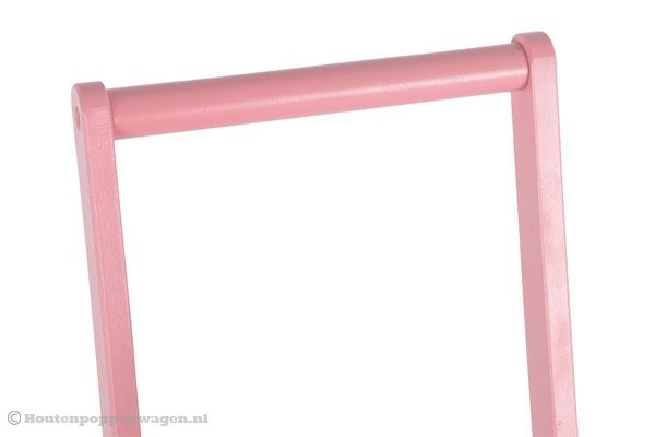 Verstelbare duwstang (56-59 cm).