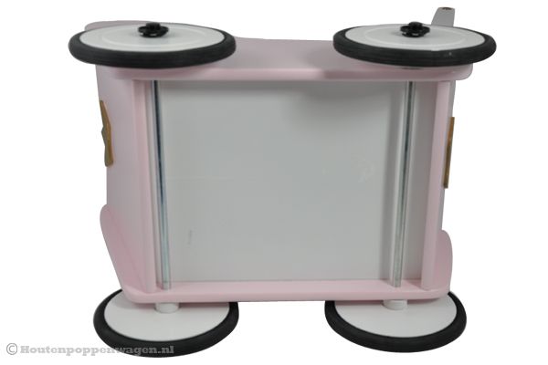 Eenvoudige montage van de wielen.